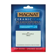 Farby wewnętrzne - MAGNAT Farba ceramiczna Care Plamoodporna TESTER a3 szklisty topaz 30 ml - miniaturka - grafika 1