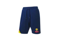 Spodenki męskie - CRIVIT Szorty dresowe męskie z kolekcji Lidl-Trek (Granatowy/czerwony/żółty, S (44/46)) - miniaturka - grafika 1