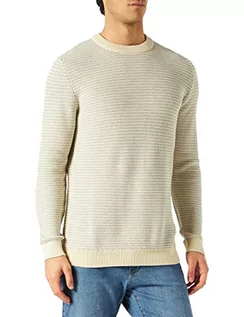 Swetry męskie - SELECTED HOMME Sweter męski w paski, Tradewinds, XL - grafika 1