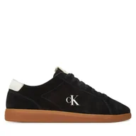 Sneakersy męskie - Sneakersy Calvin Klein Jeans Low Profile Cupsole Su YM0YM01321 Czarny - miniaturka - grafika 1