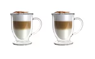 Filiżanki - Viallidesign Zestaw 2 filiżanek z podwójnymi ściankami do latte (250 ml) Amo Vialli Design - miniaturka - grafika 1