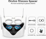 Akcesoria VR - Osłona na okulary dla gogli Meta Oculus Quest 2 zapobiega zadrapaniom soczewek - miniaturka - grafika 1