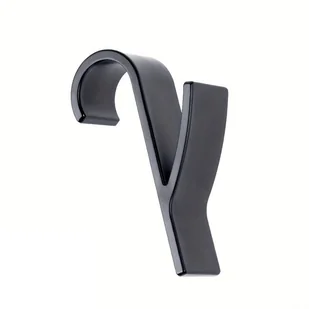 Haczyk na ręcznik łazienkowy bez wiercenia, plastikowy wieszak na ręczniki do grzejników, Kolor:Czarny, Ilość:10 - Ręczniki - miniaturka - grafika 1