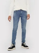 Spodnie męskie - Only & Sons Jeansy Loom 22018653 Niebieski Slim Fit - miniaturka - grafika 1