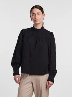 YAS Koszula 26030892 Czarny Regular Fit - Koszule damskie - miniaturka - grafika 1