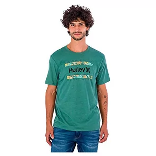 Koszulki męskie - Hurley Evd Pacific Barred Tee Ss T-Shirt męski, Zwierzak na, S - grafika 1
