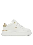 Buty dla dziewczynek - Tommy Hilfiger Sneakersy T3A9-34253-1355 M Biały - miniaturka - grafika 1