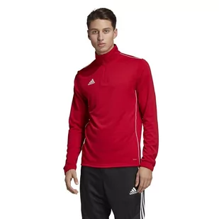 Adidas BLUZA CORE 18 TRAINING czerwona CV3999 CV3999 - Piłka nożna - miniaturka - grafika 1