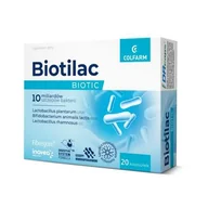 Układ pokarmowy - Suplement diety, Biotilac Biotic, na układ pokarmowy 20 kapsułek - miniaturka - grafika 1