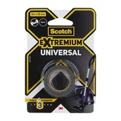Spoiwa i uszczelnienia - Taśma naprawcza Unversal Extremium 19 mm x 3 m czarna Scotch 4054596696655 - miniaturka - grafika 1