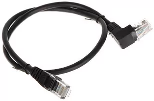 Pro LAN UTP CAT 5E 1x90° - Black - 0.50m 4040849941702 - Kable miedziane - miniaturka - grafika 2