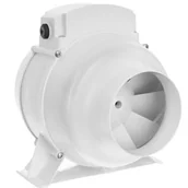 Wentylatory łazienkowe - Wentylator kanałowy MISSION AIR Ducto 100 Biały - miniaturka - grafika 1