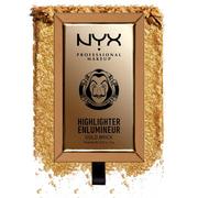 Rozświetlacze do twarzy i ciała - NYX Professional Makeup Professional Makeup Casa de Papel CASA DE PAPEL GLD BR HGH SNG Gold B - miniaturka - grafika 1