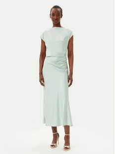 Imperial Sukienka koktajlowa AEAOJBA Zielony Regular Fit - Sukienki - miniaturka - grafika 1