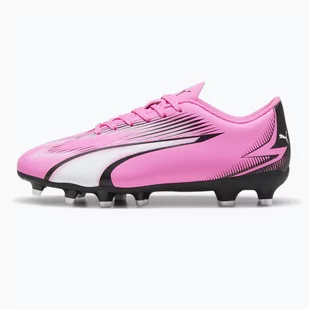 Buty piłkarskie dziecięce PUMA Ultra Play FG/AG Jr poison pink/puma white/puma black - Piłka nożna - miniaturka - grafika 1