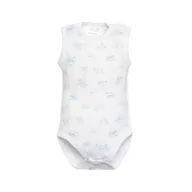 Body dla niemowląt - Body na szerokich ramiączkach unisex, biały z nadrukiem/Olimpias - miniaturka - grafika 1