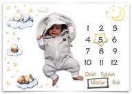 Koce i narzuty dla dzieci - Foto kocyk dla chłopca + dwie ramki. Gotowy prezent dla przyszłej mamy. Polskie napisy na kocyku - miniaturka - grafika 1