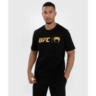 Koszulki sportowe męskie - UFC Venum T-Shirt Koszulka Classic Black/Gold - miniaturka - grafika 1