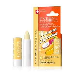 Eveline Lip Therapy pomadka wygładzająca Bannana Mousse - Balsamy do ust - miniaturka - grafika 1