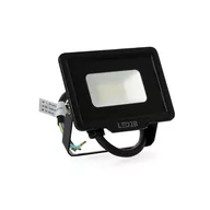 Lampy ogrodowe - Praktyczny projektor oświetleniowy TOKIO 10W czarny barwa zimnobiała - miniaturka - grafika 1