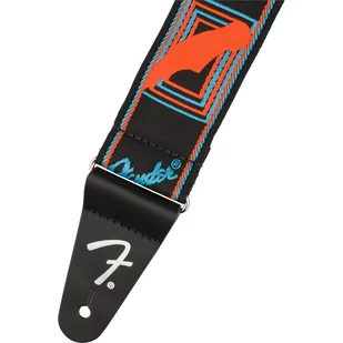 Fender Neon Monogrammed Strap Blue and Orange 2&quot; - Inne akcesoria gitarowe - miniaturka - grafika 2