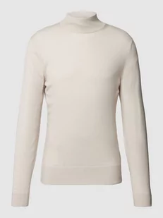 Sweter z dzianiny ze stójką - Swetry męskie - miniaturka - grafika 1