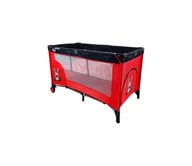 Łóżeczka i kojce - COSING - Łóżeczko turystyczne z możliwością regulacji ADAM Zebra Red - miniaturka - grafika 1
