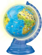 Puzzle - Ravensburger Puzzle 3D Globus podświetlany 180 el. - miniaturka - grafika 1