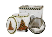 Zaparzacze i kawiarki - Zaparzacz baryłka 430 ml CHRISTMAS TREE - miniaturka - grafika 1