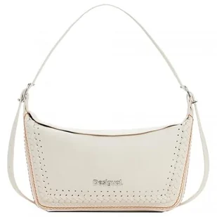 Desigual, BAG_TRAMA MUNICH Women's, biała - Torebki damskie - miniaturka - grafika 1