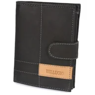 Portfele - Portfel męski skórzany ALBERTO 123A czarny - miniaturka - grafika 1