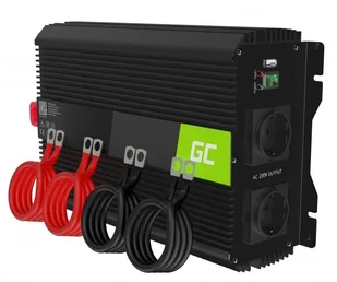 Green Cell PRO 12V na 230V 2000W/4000W Modyfikowana sinusoida INVGC10 - Przetwornice samochodowe - miniaturka - grafika 1