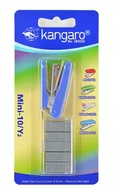 Przybory szkolne - Zszywacz Kangaro mini-10/Y2 10 kart niebieski + zszywki - miniaturka - grafika 1