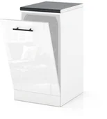 Fronty meblowe - Front Do Zabudowy Zmywarki 45cm Szafka Kuchenna Spremium Biały Połysk - miniaturka - grafika 1