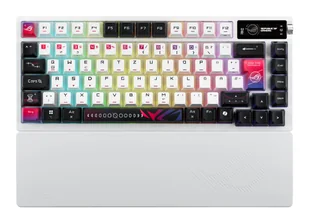 ASUS ROG Azoth X klawiatura Gaming USB + RF Wireless + Bluetooth QWERTZ Biały 90MP044F-BKDA30 - Klawiatury - miniaturka - grafika 1
