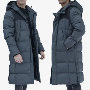 Kurtka Męska Płaszcz Frilivin Grafitowy S Szary - Kurtki męskie - miniaturka - grafika 1