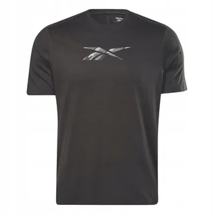 REEBOK - T-SHIRT MĘSKI - TRAIN SPEEDWICK GFX TEE HT1706 GRAFITOWY - Koszulki męskie - miniaturka - grafika 1