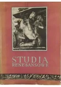 Książki o kulturze i sztuce - Studia renesansowe II - miniaturka - grafika 1