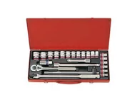 Zestawy narzędziowe - KING TONY Zestaw nasadek 4526SR 1/2'', 6-kątne, 5/16''-1,1/4'' - miniaturka - grafika 1