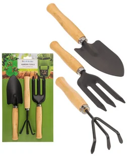 Mini Zestaw Ogrodniczy - Małe Narzędzia Wielkie Możliwości - Łopatka Widły Grabie 25cm - Grabie i motyki Mini Zestaw Ogrodniczy - Małe Narzędzia Wielkie Możliwości - Łopatka Widły Grabie 25cm - Grabie i motyki - miniaturka - grafika 1
