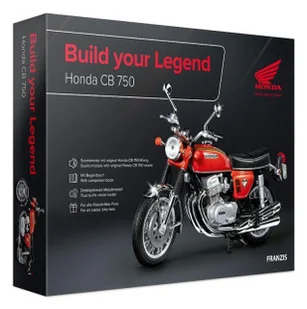 Honda CB 750 Build your Legend, Metall Modellbausatz im Maßstab 1:24, inkl. Soundmodul und 68-seitigem Begleitbuch - Pozostałe książki - miniaturka - grafika 1