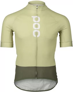 Koszulki rowerowe - POC Essential Road Logo SS Jersey Men, zielony/oliwkowy S 2022 Koszulki kolarskie - grafika 1
