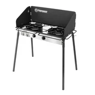 Grille gazowe - Petromax ge90-s-37 podwójny taboret gazowy, kuchenka gazowa dwupalnikowa - miniaturka - grafika 1