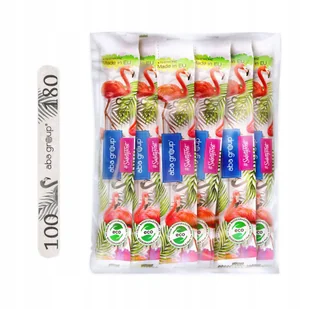 Aba Group Pilnik do Paznokci Prosty 100/180 w Bezpieczny Pakiet Zestaw 25szt. - Akcesoria do paznokci - miniaturka - grafika 1