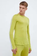 Bielizna sportowa męska - Icebreaker longsleeve funkcyjny 125 ZoneKnit kolor zielony - miniaturka - grafika 1