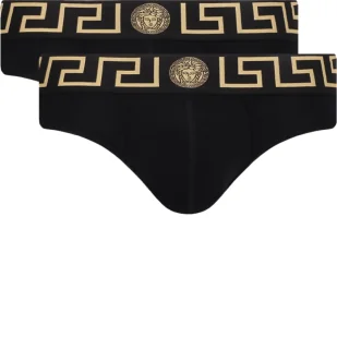 Versace Slipy 2-pack - Majtki męskie - miniaturka - grafika 1