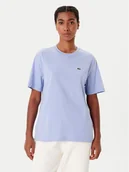 Koszulki i topy damskie - Lacoste T-Shirt TF7215 Błękitny Regular Fit - miniaturka - grafika 1