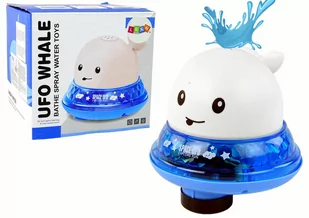 Wieloryb Tryskający Wodą z Podstawką Zabawka do Kąpieli Biała - Zabawki do kąpieli - miniaturka - grafika 1