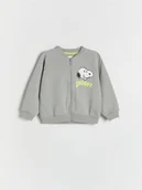 Bluzy i sweterki niemowlęce - Reserved - Bluza Snoopy - ciemnoszary - miniaturka - grafika 1