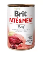 Mokra karma dla psów - Brit Pate & Meat Dog Beef puszka 800g - miniaturka - grafika 1
